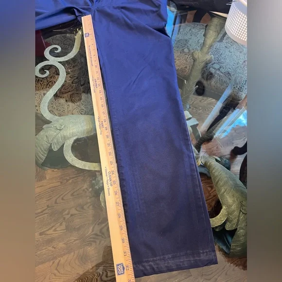 Meyer Golf Caarnoustie Chino Navy Pants Mens Size 40x34